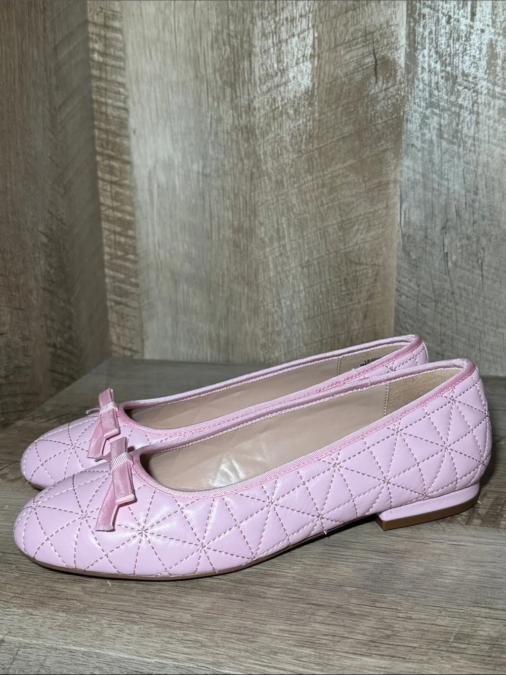 Talbots Quilted Ballet Flats Madison Nappa